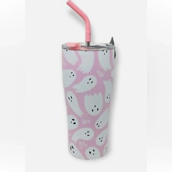 Hard to find TIK TOK VIRAL Pink Ghost 30oz Tumbler - Picture 1 of 5